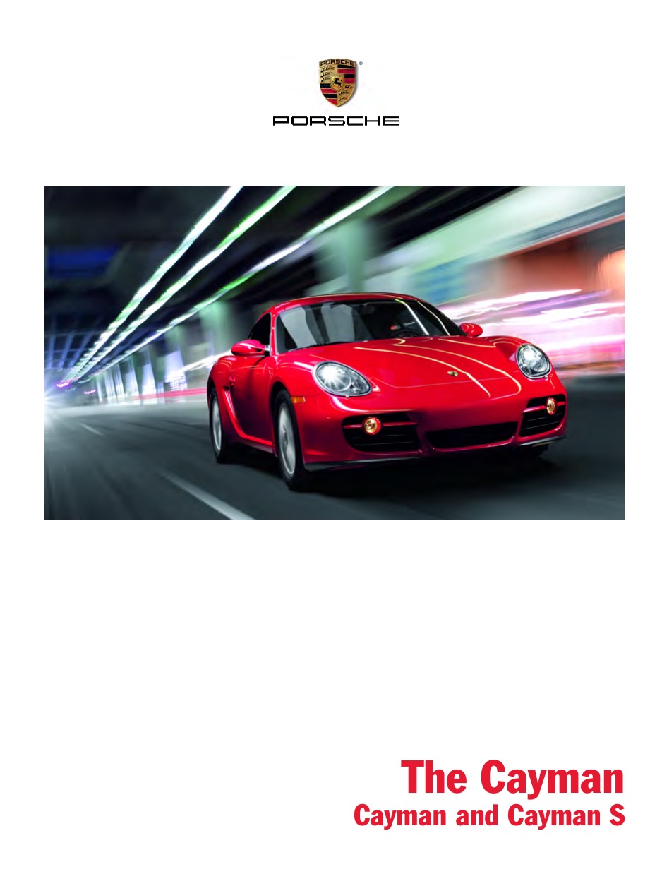 2007 Porsche Cayman Brochure Page 10